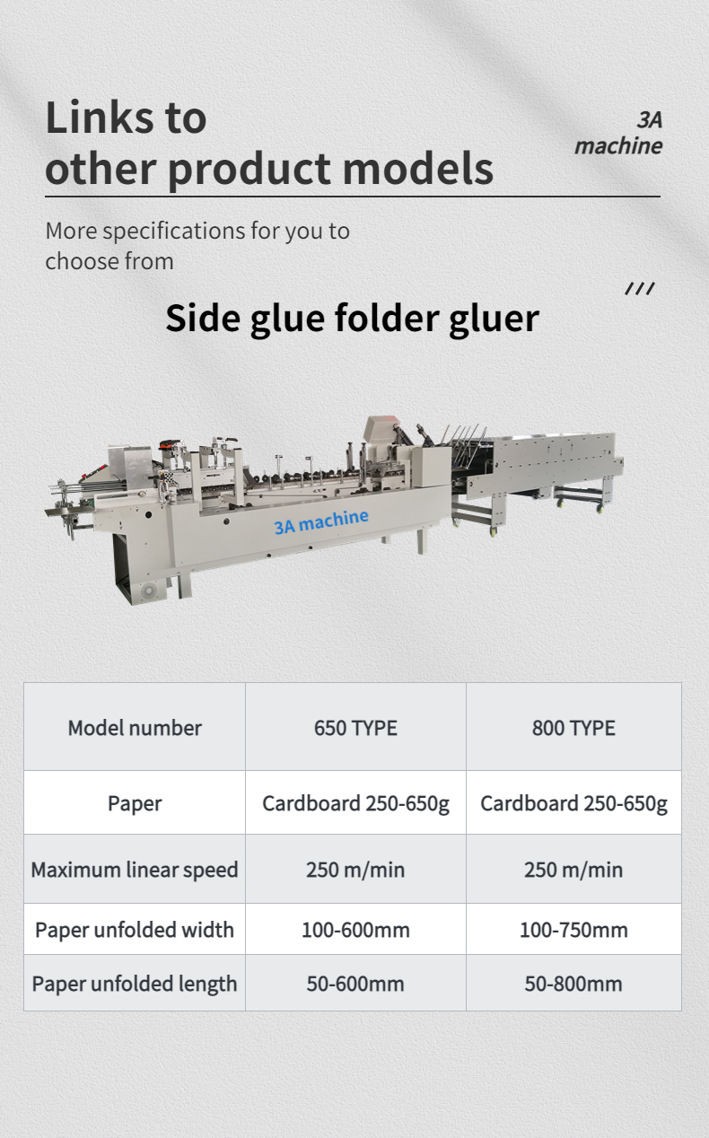 CQT 900YG-2 Pre-Folded Bottom Lock Corrugated Cardboard Box Making Machine Folder Gluer