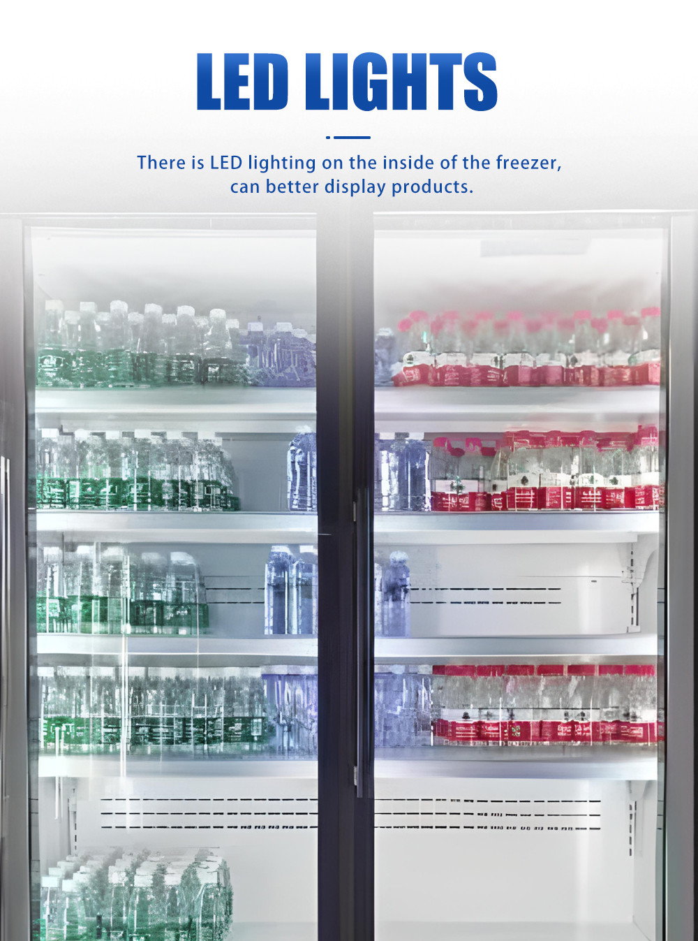 Glass Door Beverage Display Fridge Plug In Automatic Defrosting Glass Door Cooler For Beverage