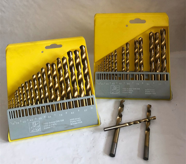 Din 338 High Speed Steel Twist Bit Drills For Stainless Steel 19pcs/Set