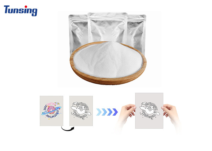 80-200 μm Size Range Dtf Transfer Powder , Hot Melt Adhesive Powder For Dtf Textile Printing