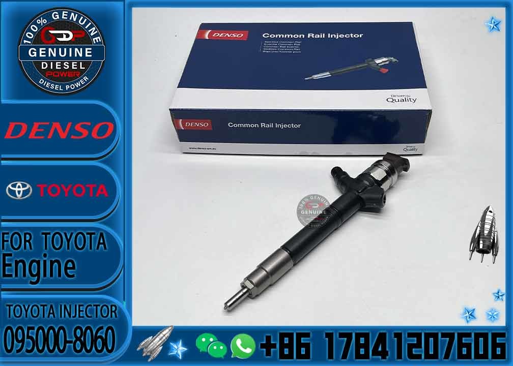 New Fuel Injector 095000-8060 095000-9770 095000-8050 23670-59017 23670-59018 23670-51040 For TOYO-TA LAND CRUISER 1VD-F