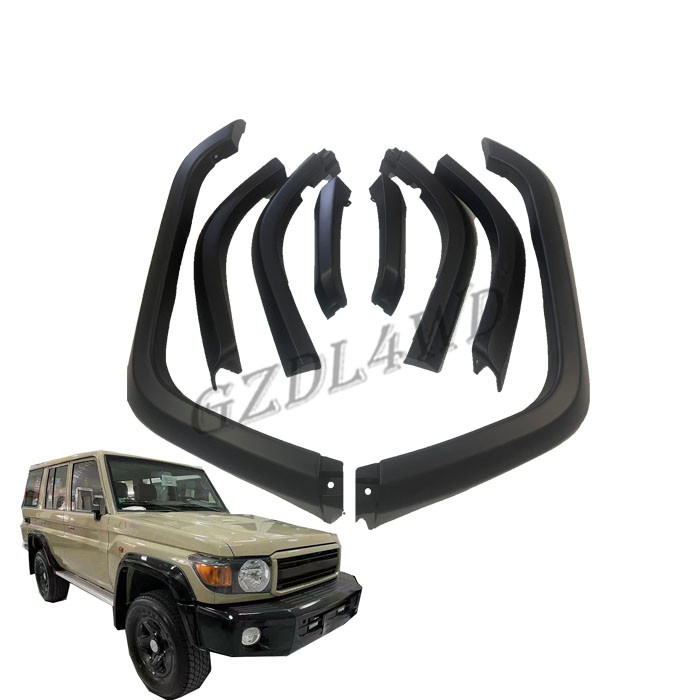 Fender Flare 4x4 Mud Flaps For LC76 SUV Car Inner Fender Mudguard