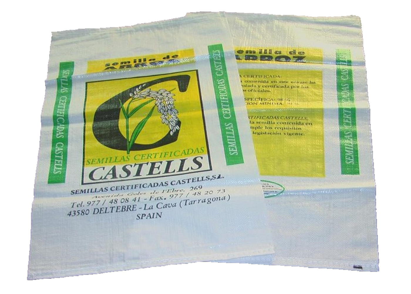 Multi Color Printed PE Woven Sack Bags Waterproof