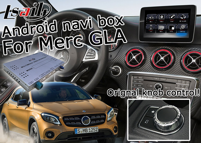 Video Interface Car Navigation Box For Mercedes Benz Gla Mirrorlink , Rearview ( Ntg 5.0 )