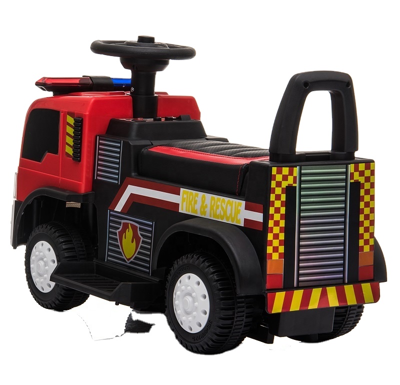 Hot 6V Children Ride On Battery Operated Sliding Fire Truck Lightweight and Affordable
