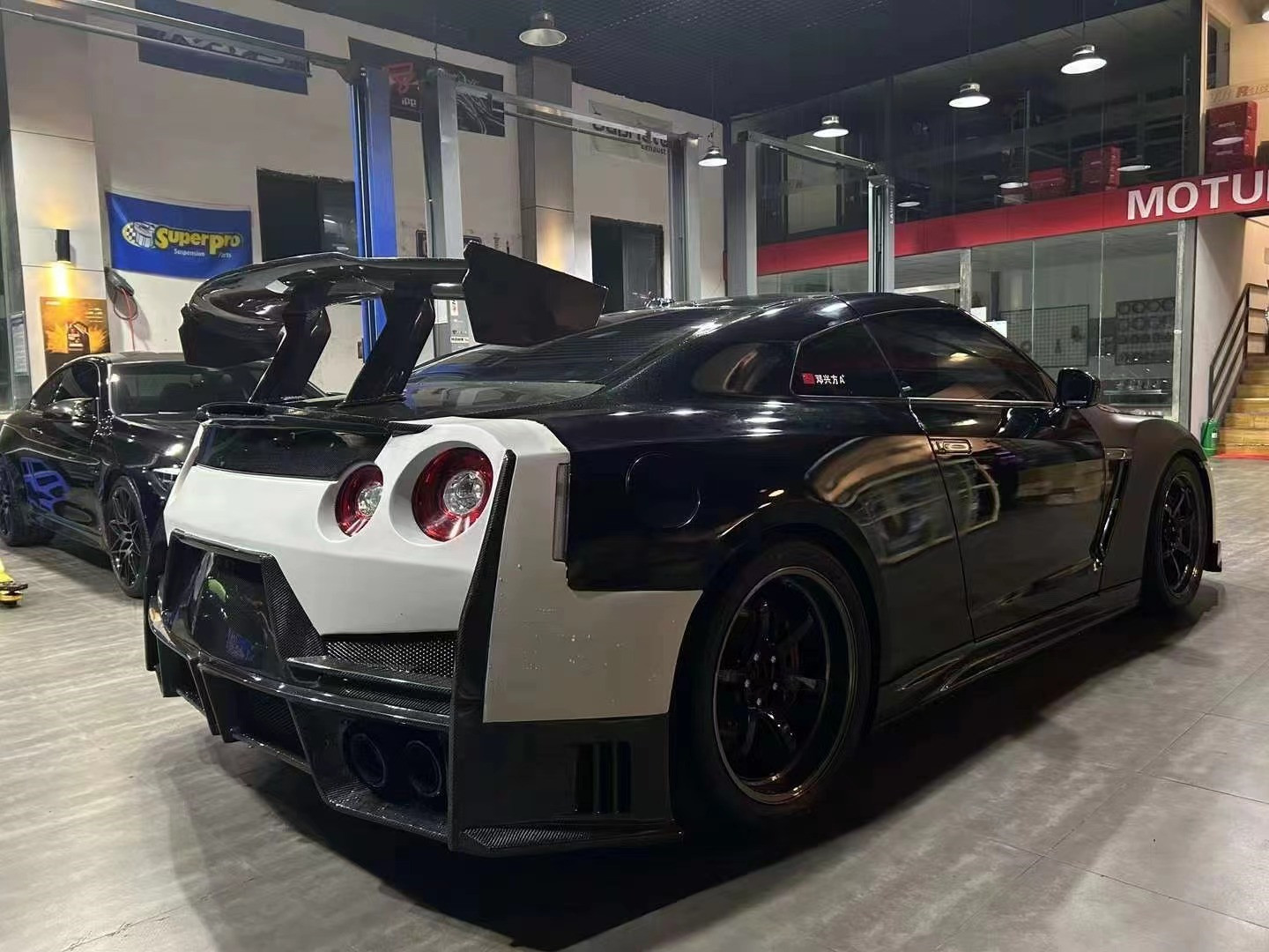 2024 nissan gtr body kit replacement nismo style spoiler car front rear hood