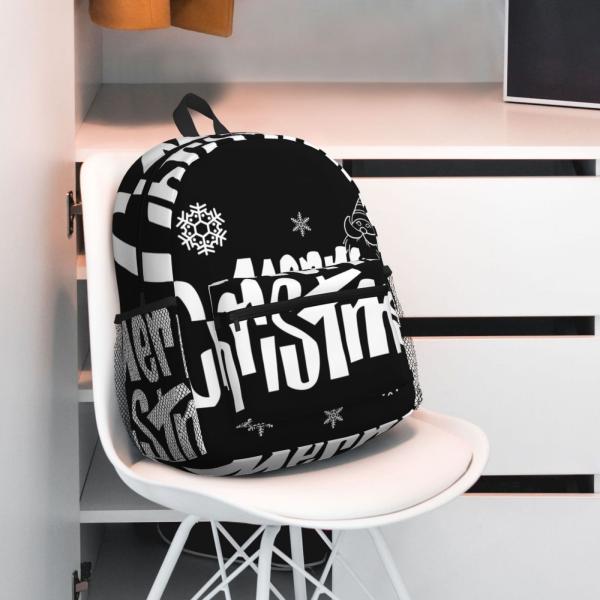 Lightweight Custom Print School Bags with 600D Polyster Interior Compartment Capacity