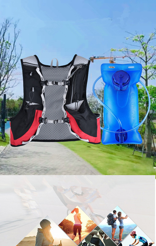 Custom Reflective Riding Running Cycling Vest Hydration Backpack Motorcycle Bike Bag