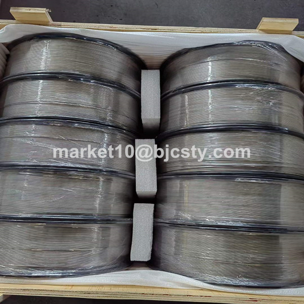 2mm Round Gr1 Titanium Wire On Spool Annealed And Bright Surface