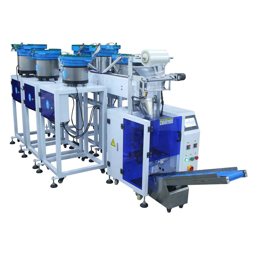 High accuracy plastic parts vibration counting machine counting small automatic screws nut packing machine supplier