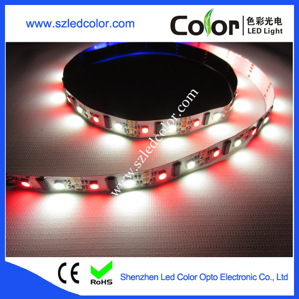 LPD8806 rgb+w digital full color rgb and digital white color interphase strip
