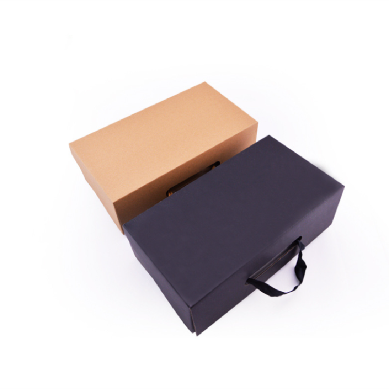 Custom Varnishing Corrugated Kraft Easy Fold Mailers Recycled Paperboard