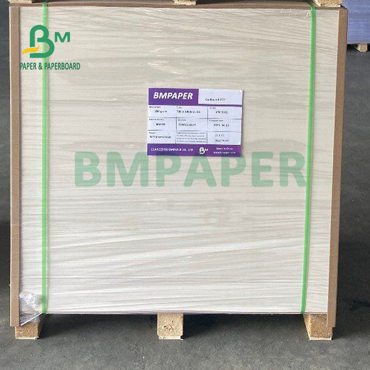 1.5mm 2mm Bleached White Cellulose Board Sheet For Phone Boxes 70 x 100cm