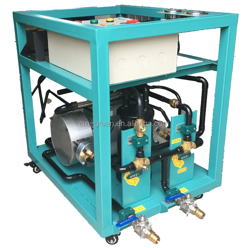 360mm Width R410A Refrigerant Gas Recovery Unit Auto Ac Recovery System