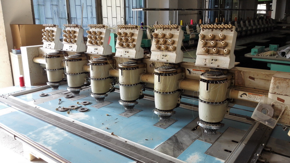 High Speed Used Barudan Embroidery Machine 600 x 300mm Emb Area