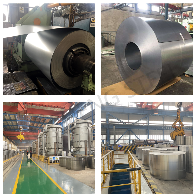 600mm - 1500mm Electrical Steel Coil , Cold Rolled Non Grain Oriented Steel