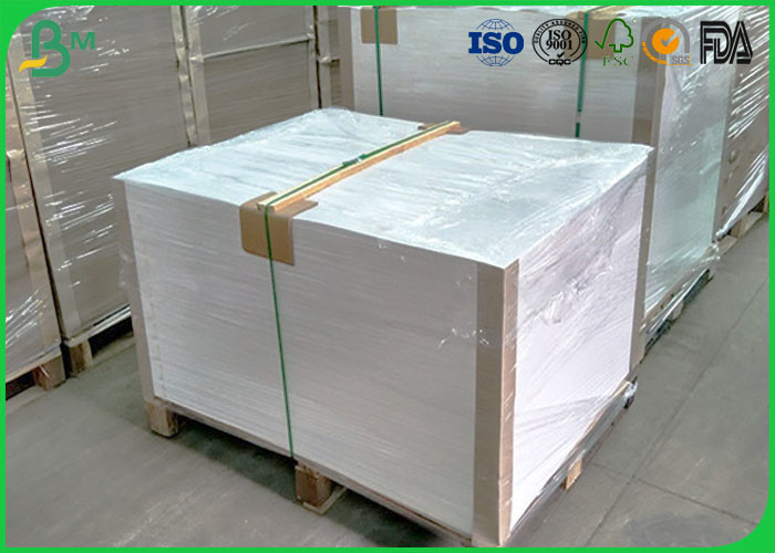 Natural / Super White Food Package Material White Kraft Paper Sheets For Envelopes