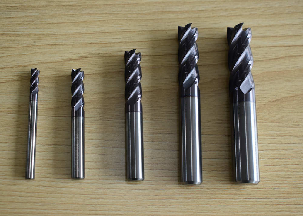 Flat Nose 4 Flute 48mm Solid Carbide End Mill