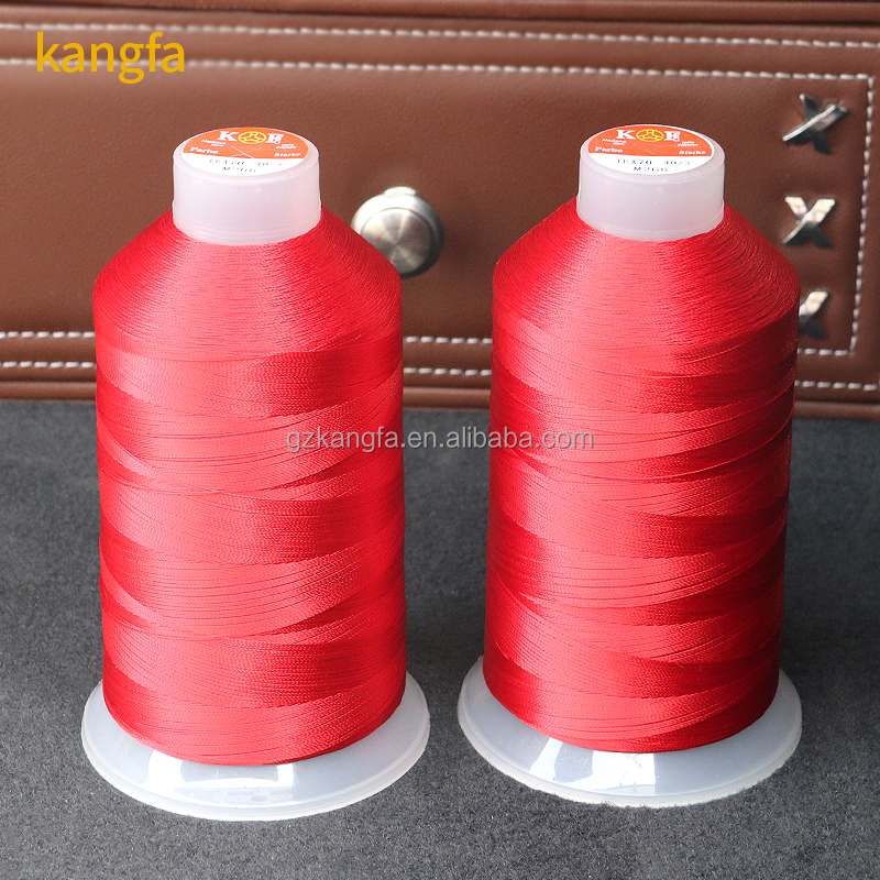 Plastic cone 100% continuous filament polyester thread TEX70 for crochet Free Sample