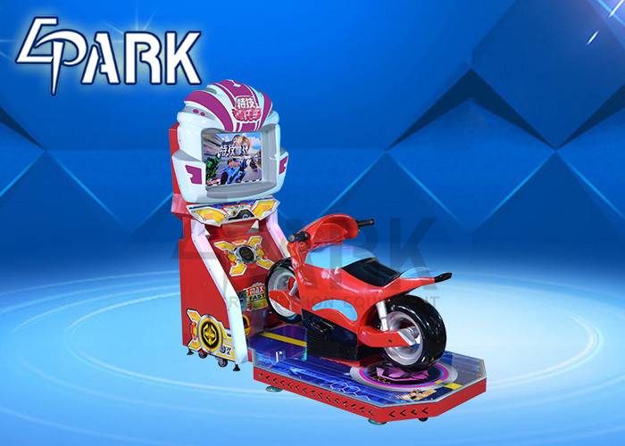 Amusement Indoor Playground Stunt Car Racing Simulator Game Machine with LED Light Effect