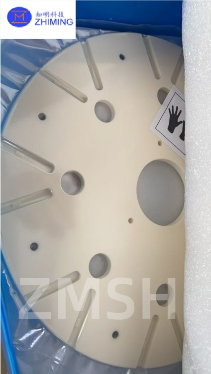 Alumina Ceramic Custom Parts Robotic Arm High Hardness Wear Resistant Al2O3 Ceramic Suction Cup Structural Parts