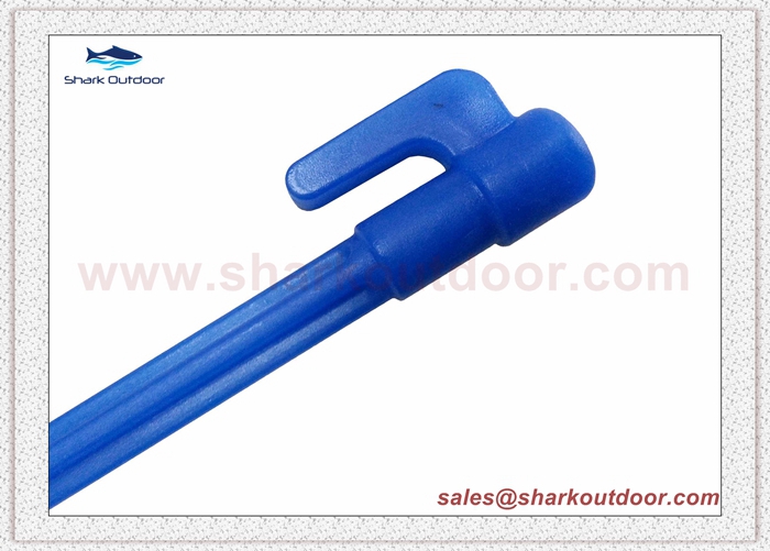 Environment-friendly safety plastic tent peg for outdoor camping 6 in.