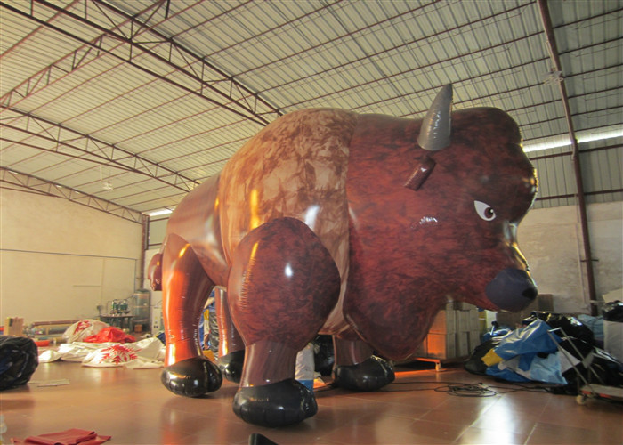 Outdoor Cartoon Inflatable Advertising Signs Large Inflatable Cow cartoon for commercial