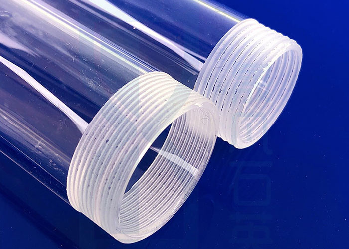 Clear 10-200ml Threaded Reagent Bottle Glass Quartz