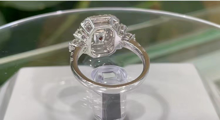 Lab Diamond Jewelry Certified Loose Diamond Custom-made Cushion Fancy Diamond Ring