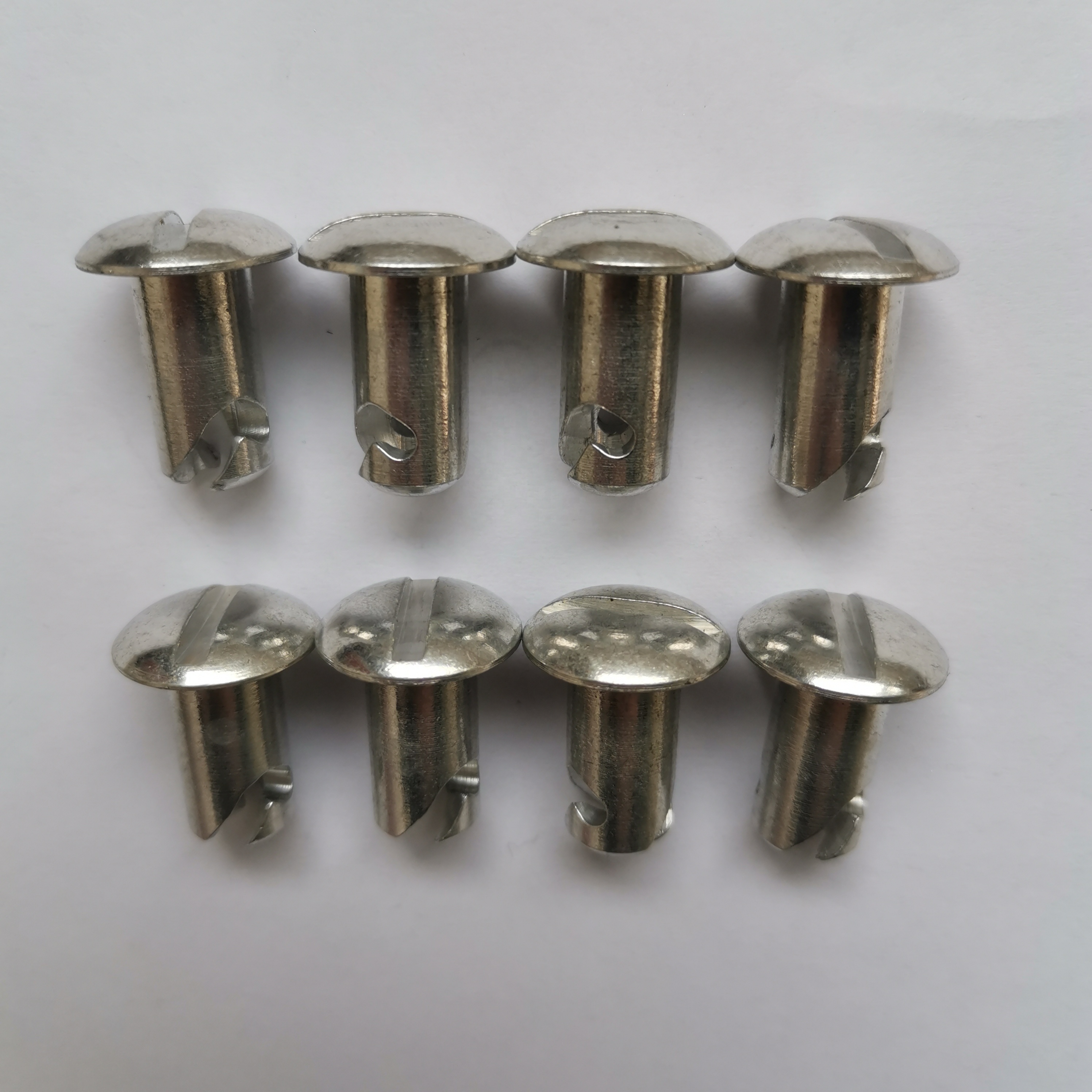 Improve Your Sprint Car's Look and Function with Universal 7/16" *.500 Dzus Button Silver Aluminum Fasteners