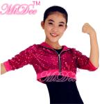 Sequins Hoodies Hip Hop Dance Costumes Jacket Street Dance Costumes Performance