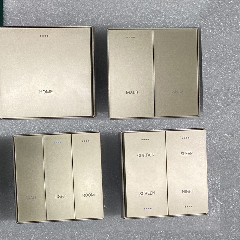 Champagne Gold Programmable Smart Light Switch AC110V Wifi Light Timer Switch