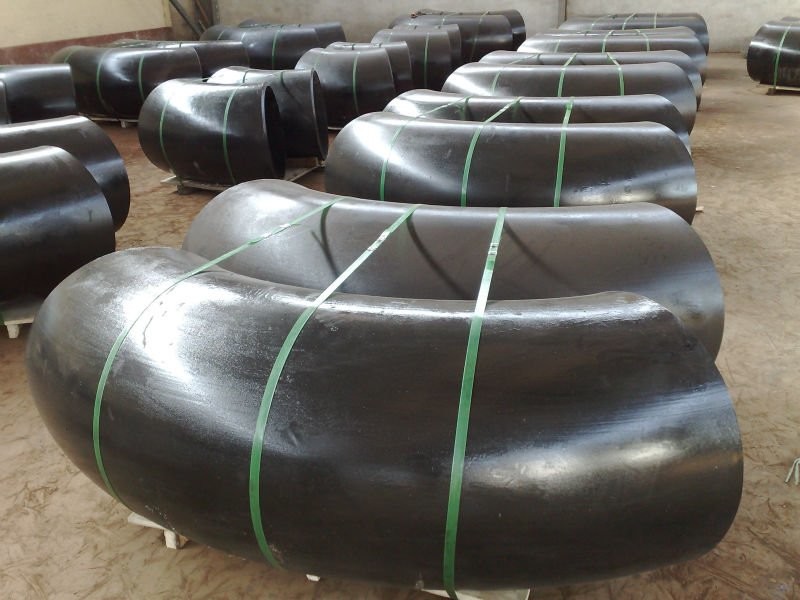 Ansi B16.9 SCH5S Elbow Pipe Fittings Carbon Steel Butt Welded 90 Degree