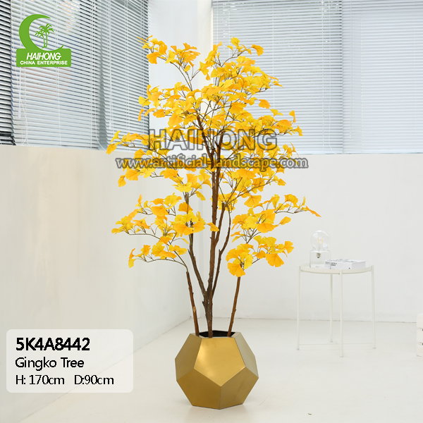 Artificial Ginkgo Tree Plant Artificial Fake Tree Artificial Garden