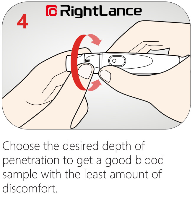 Stainless Steel Adjustable Blood Lancing Lancet Device Pen Two Rail ISO13485