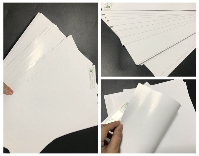 High White 150grs 159grs C2S Gloss Chromo Art Paper Board Reams 66 * 96cm