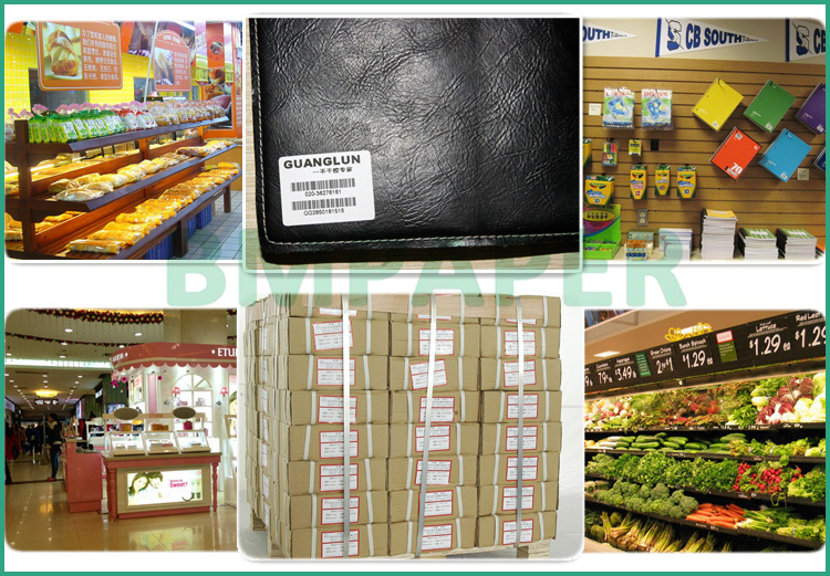  80gsm Self - Adhesive Art Paper For Food Bottle Sticker 70cm 100cm Clear Image