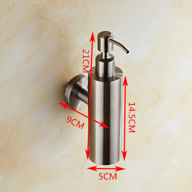 Hotel Bathroom Liquid Soap Dispenser Wall Mounted Soap Dispenser Holder