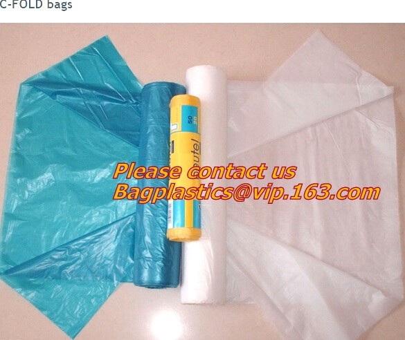 Colored Dustbin Bin Liners, Trash Bag Roll, Garbage Bags Use for Small Size Trash Can in Living Room, Bathroom, Kitchen,
