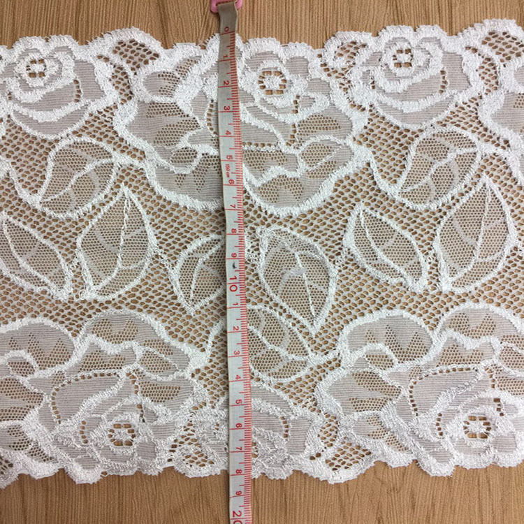 18cm wide 2017 New Fashion Lace Border/ underwear cotton lace edge in Ivory Color