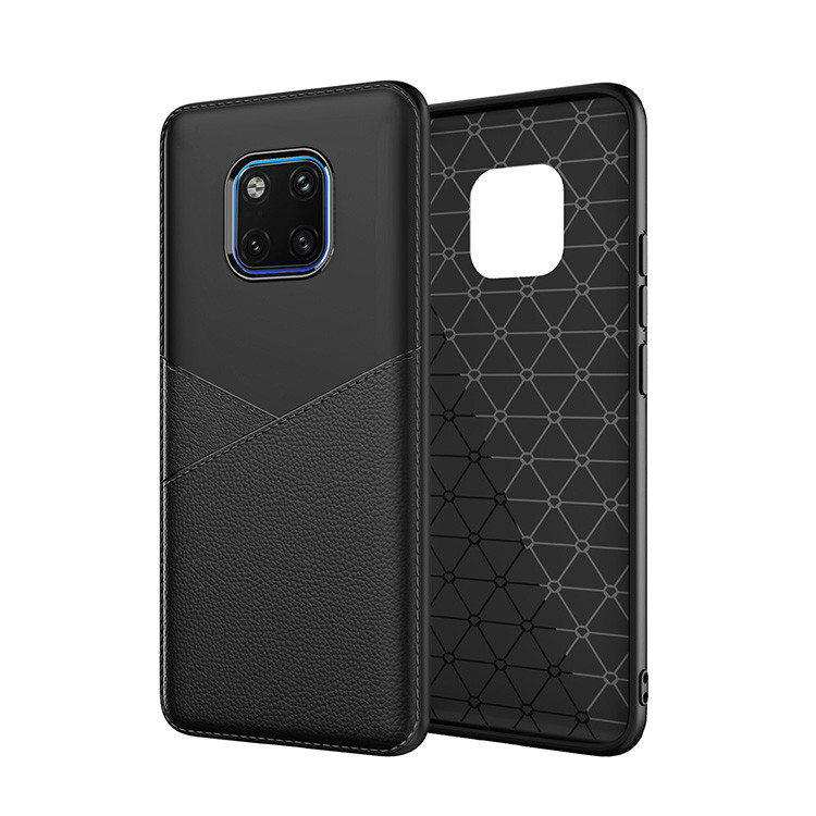 Black Blue Brown Business PU+TPU Protective Case Back Cover for Samsung J4 2018 A9 2018 J2C0RE/J260 J6 Plus J730/J7 2017