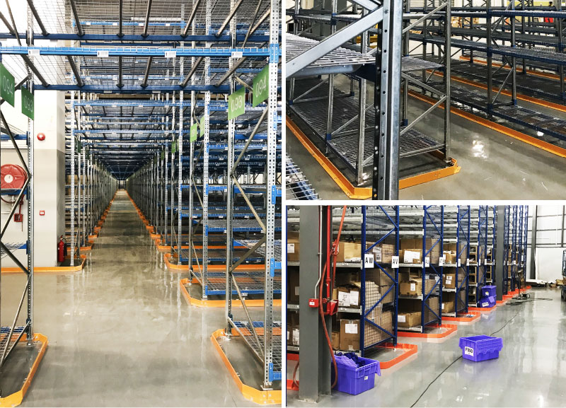 VNA Rack Or Very Narrow Aisle Rack High Density Warehouse Storage Racking