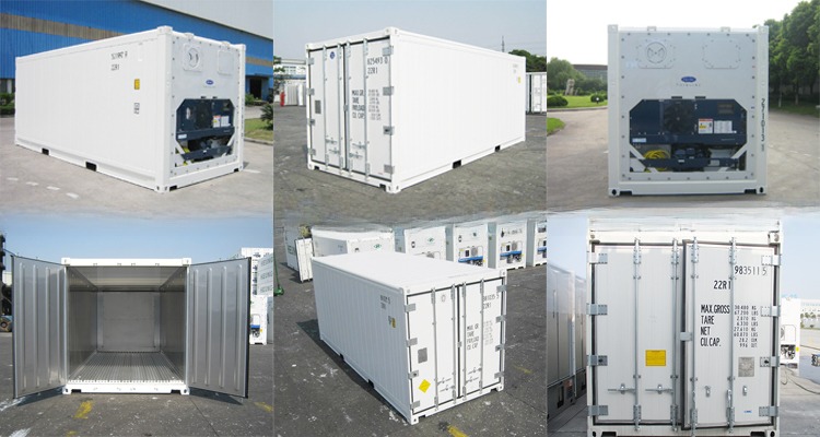 20ft Corten-A Refrigerator Reefer Container in Dubai Ideal for Freezer Fish and Meat Transport