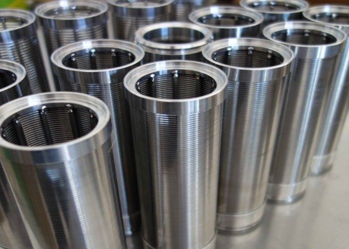 304 Stainless Steel Wedge Screen Filter Tube For Sand Control Of Well And Oil Well