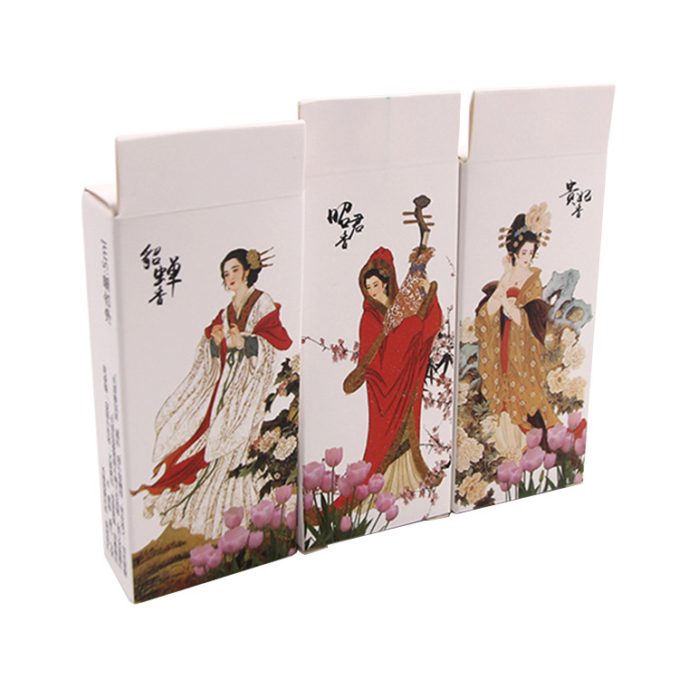 350gsm White Board Cosmetic Packaging Boxes Offset Printing With Hang Hole
