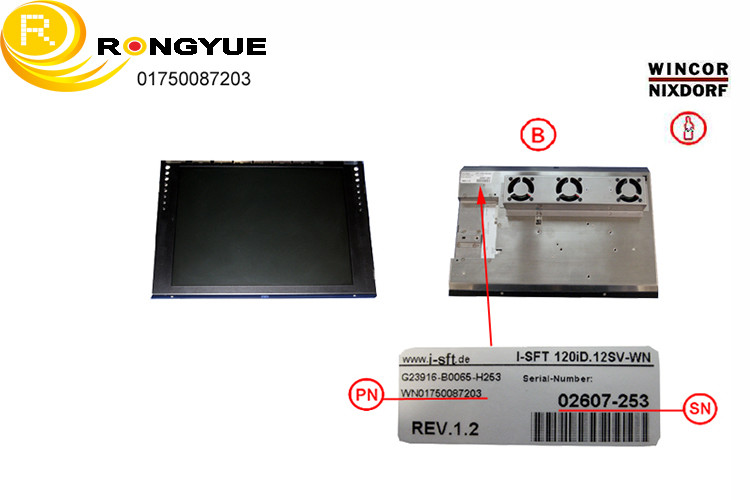 Durable Wincor ATM Partssecond-hand Bank security monitoring atm machine 12.1 1750087203