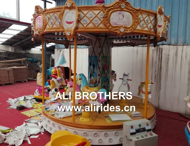 6 8 12 seats mini carousel ride for sale amusement park games