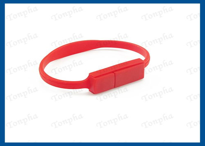 Colorful Wrist Usb Flash Drive , Wristband Usb Flash Drive Thumb Drives