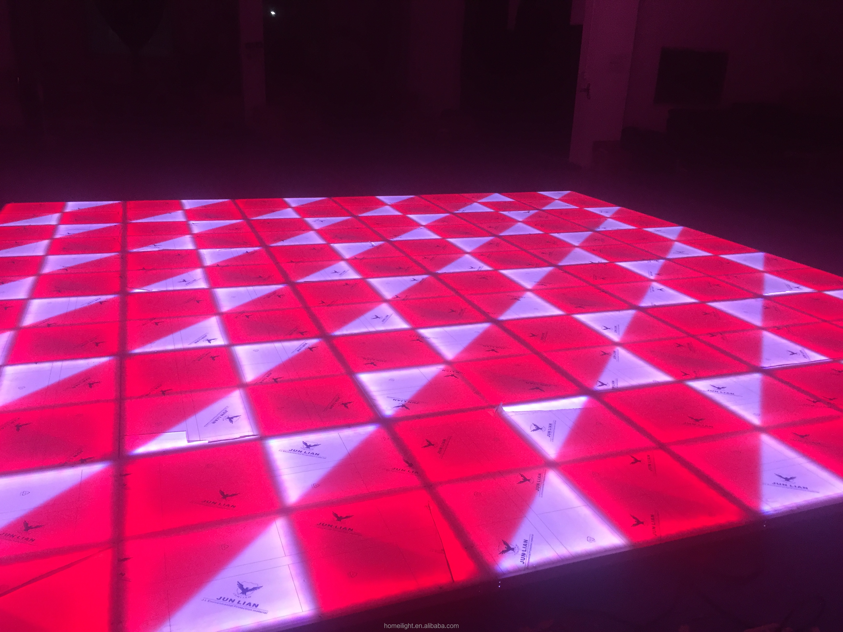 Portable DMX512 RGB LED Dance Floor for Stage Decoration 100000 Hour Working Lifetime