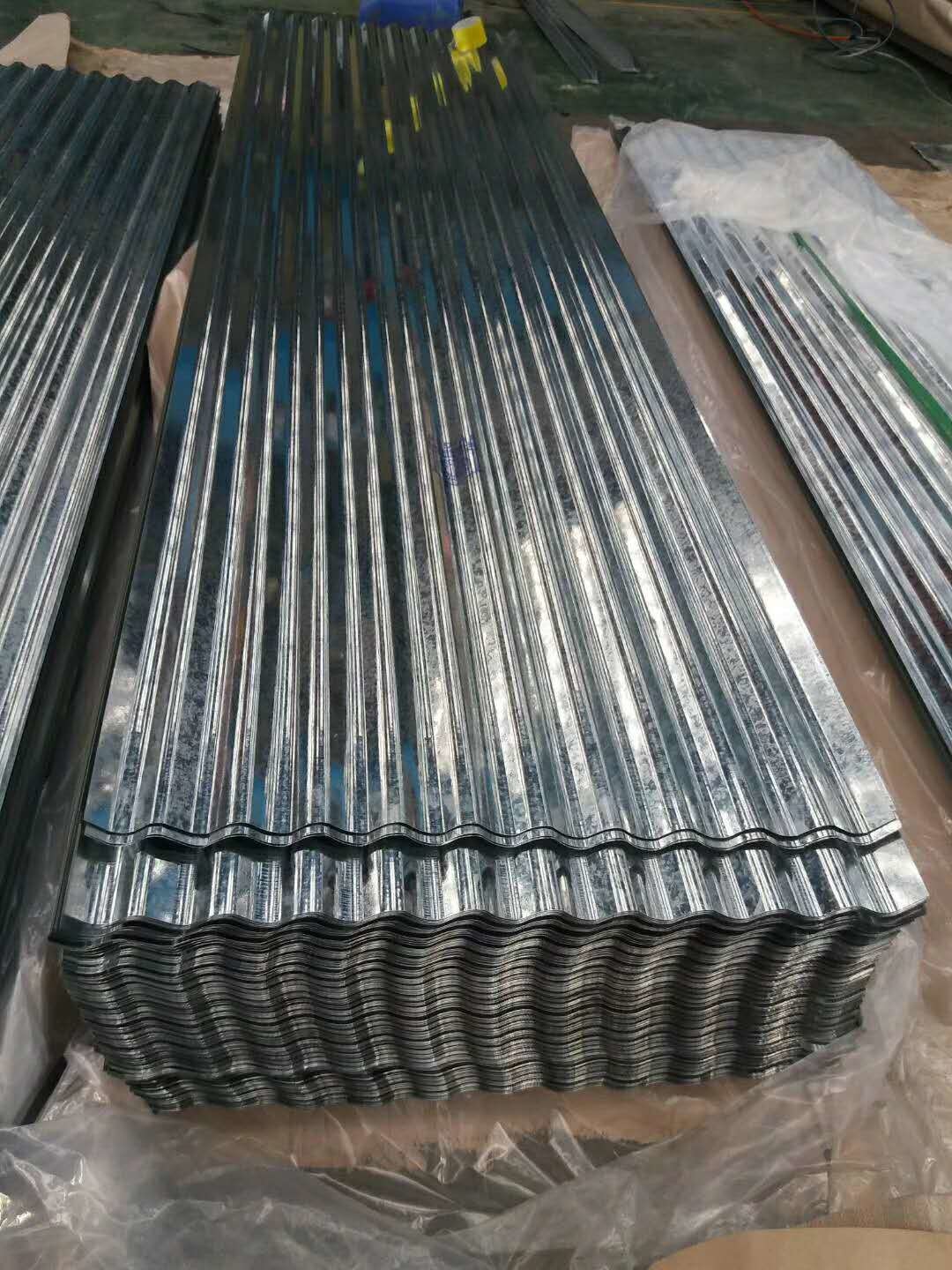 Dipped Galvanized Corrugated Sheet As Per JIS G3302 SGCH Regular Spangle Chromated